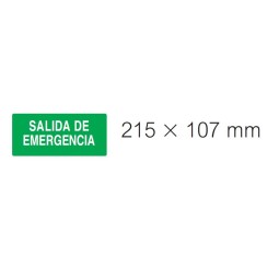 Etiqueta adhesiva SALIDA EMERGENCIA Legrand 060971
