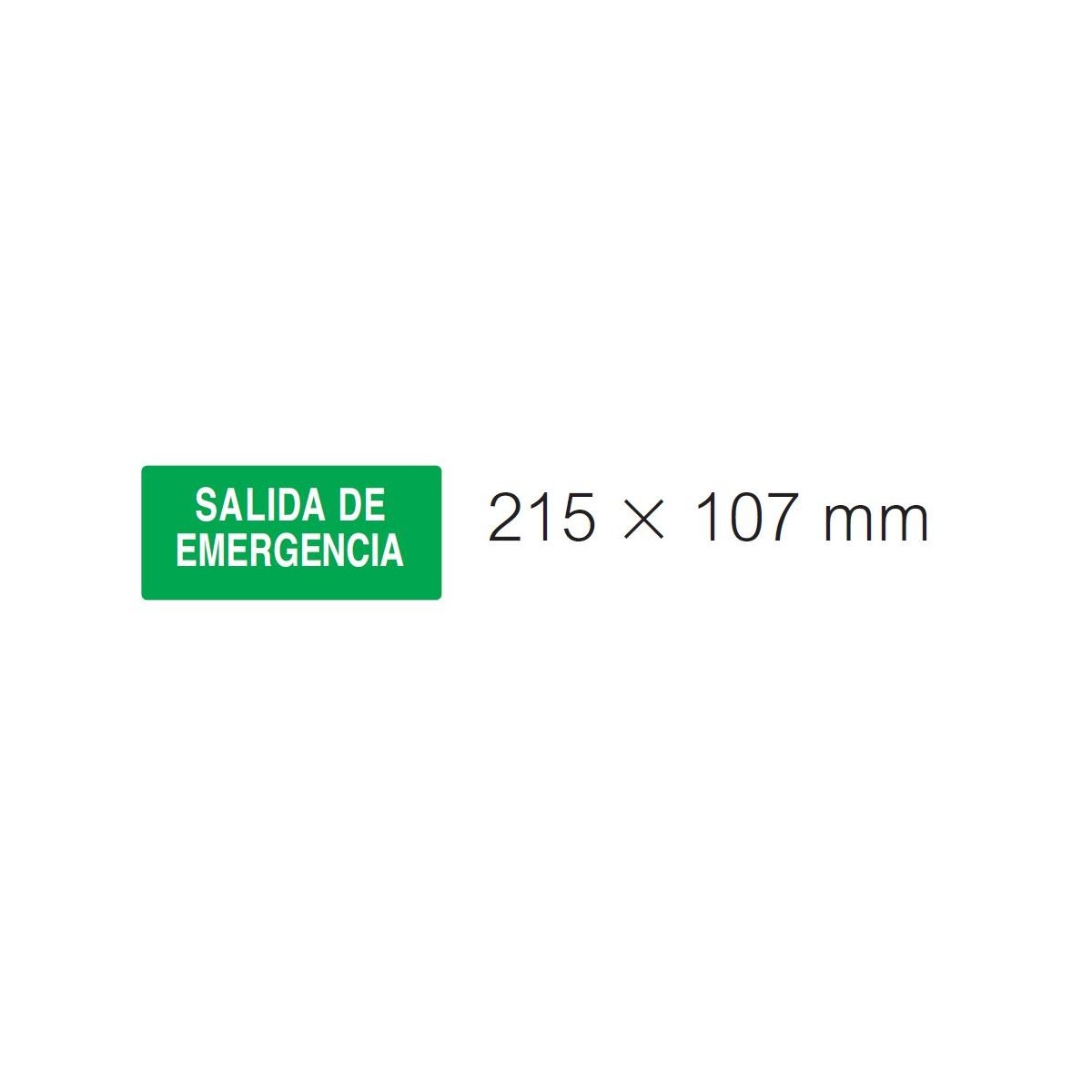 Etiqueta adhesiva SALIDA EMERGENCIA Legrand 060971