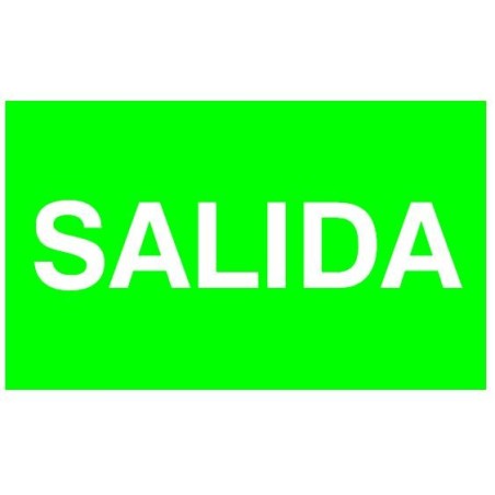 Etiqueta Adhesiva SALIDA Normalux N-S