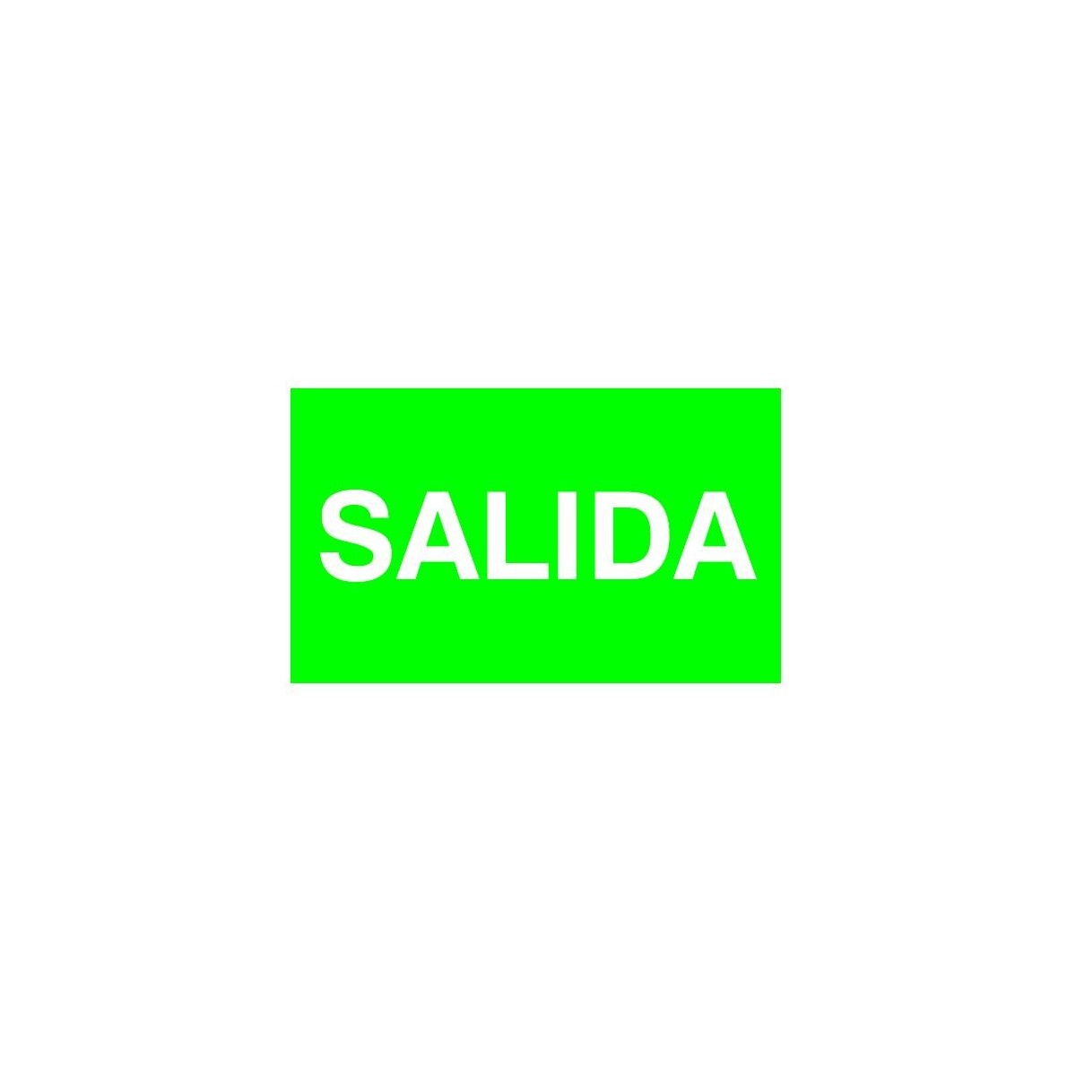 Etiqueta Adhesiva SALIDA Normalux N-S