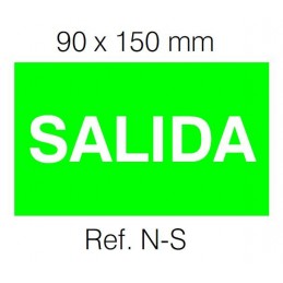 Etiqueta Adhesiva SALIDA Normalux N-S