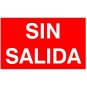 Etiqueta Adhesiva SIN SALIDA Normalux N-SS