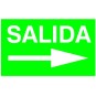 Etiqueta Adhesiva SALIDA FLECHA DERECHA Normalux N-FD