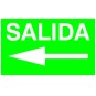 Etiqueta Adhesiva SALIDA FLECHA IZQUIERDA Normalux N-FI