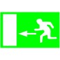Etiqueta Adhesiva SALIDA IZQUIERDA Normalux N-I