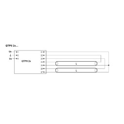 Balasto fluorescente 2x18w QTP8 electronico Osram Quicktronic Professional