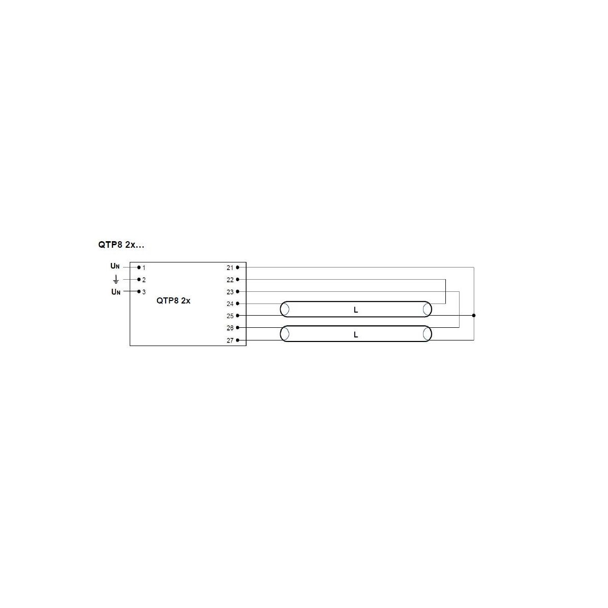 Balasto fluorescente 2x18w QTP8 electronico Osram Quicktronic Professional