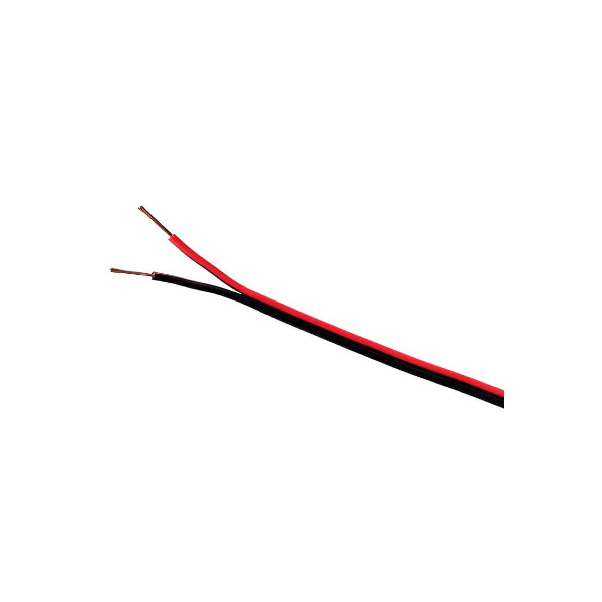 Cable paralelo bicolor 2x1mm2 rojo/negro Al Corte