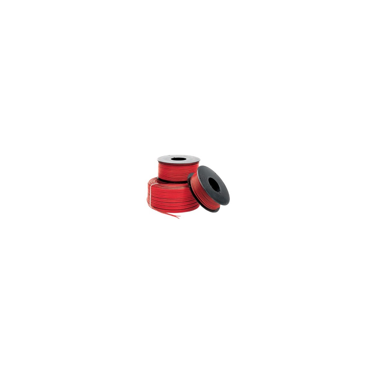 Cable paralelo bicolor 2x1.5mm2 rojo/negro 100 Metros