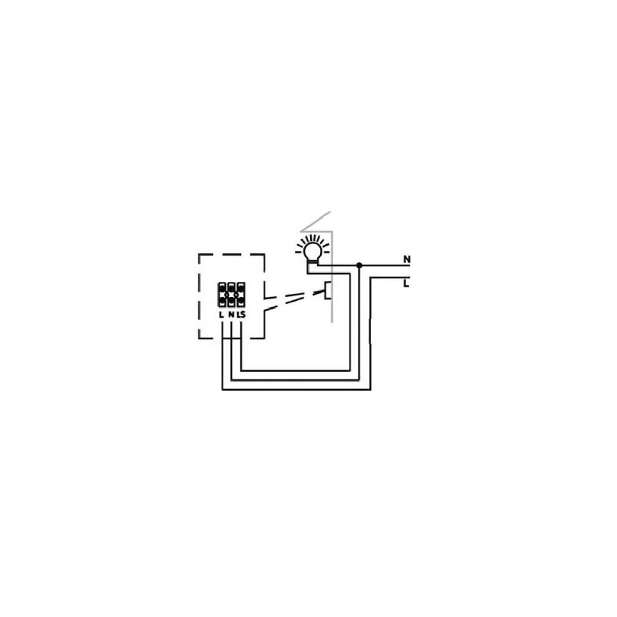 Detector movimiento DM SUP 000 pared 180º 230V 12 metros Dinuy