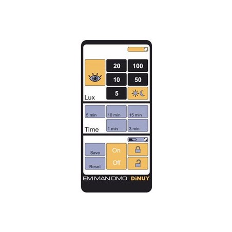 Mando EM MAN DM0 para detectores de movimiento Dinuy IR por control remoto
