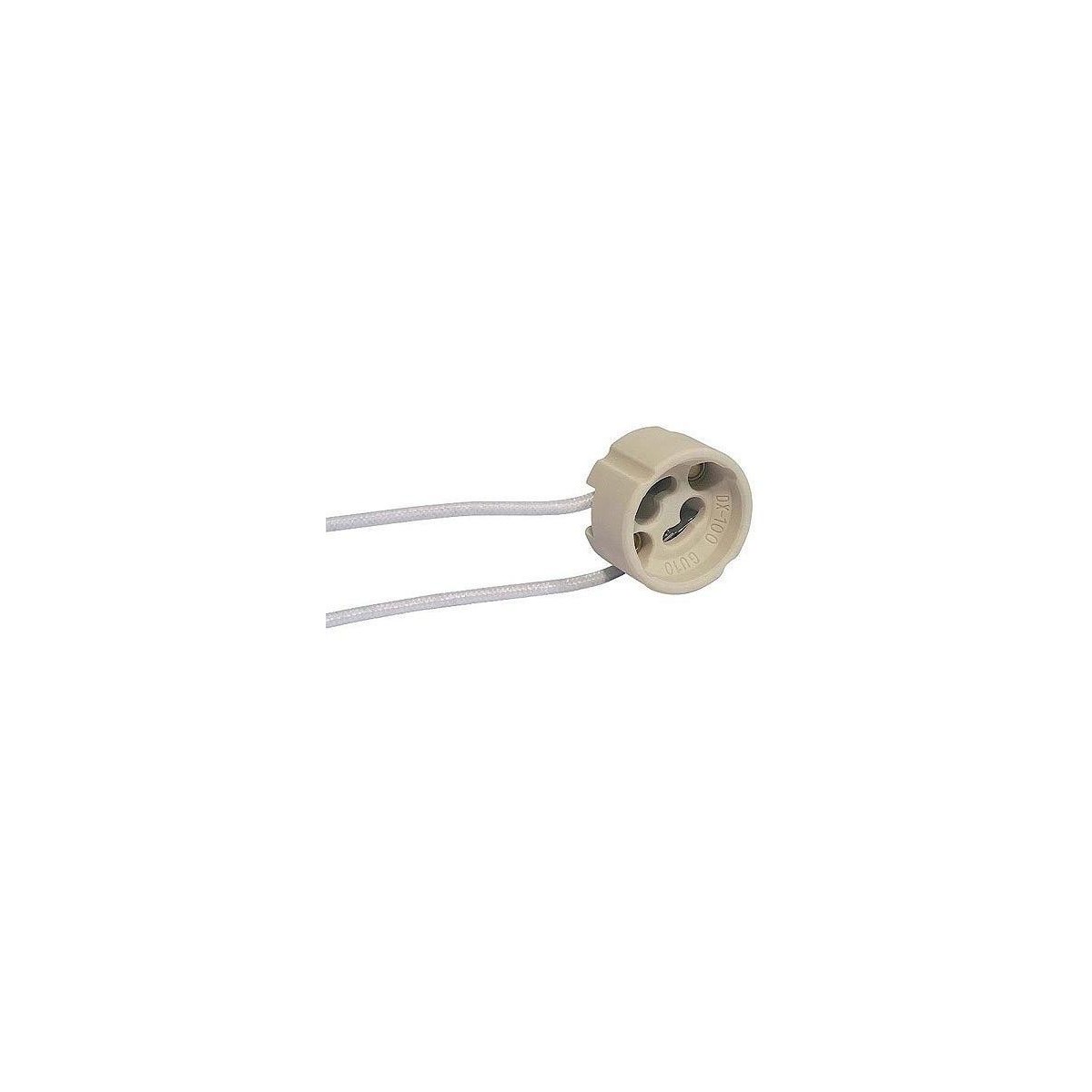 Portalamparas GU10 230V para bombilla halogena dicroica