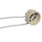 50 Portalamparas GU10 230V para bombillas halogenas dicroicas