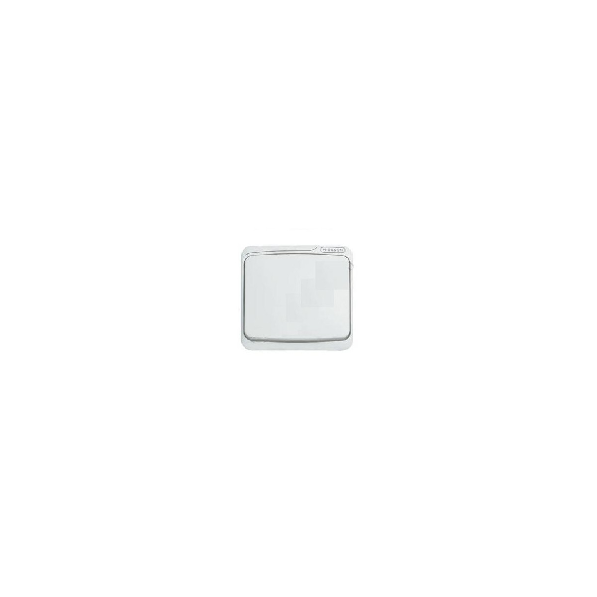 Tecla interruptor conmutador cruzamiento blanca Niessen 8701BA