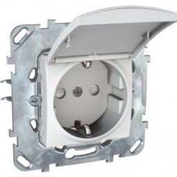 Tecla enchufe ancha blanca Niessen 8788BA