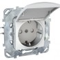 Tecla enchufe ancha blanca Niessen 8788BA