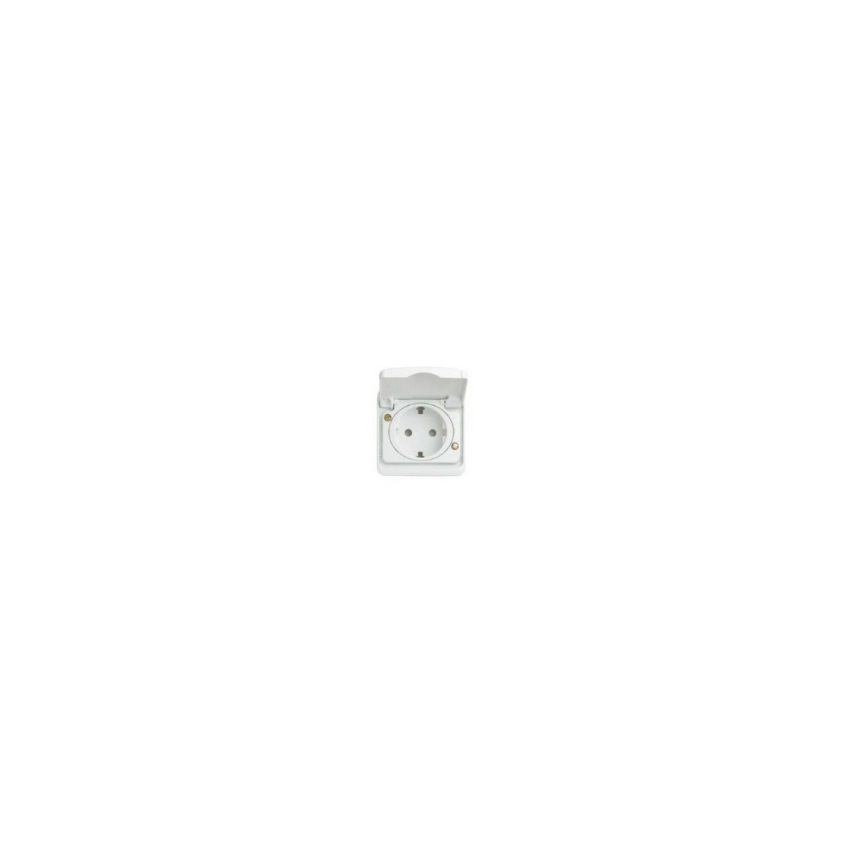 Tecla enchufe ancha blanca Niessen 8788BA
