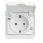 Tecla enchufe ancha blanca Niessen 8788BA