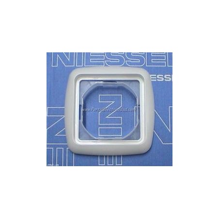 Marco 1 elemento estanco IP44 blanco Niessen 8771BA