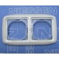 Marco 2 elementos estanco IP44 blanco Niessen 8772BA