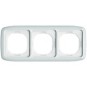 Marco 3 elementos estanco IP44 blanco Niessen 8773BA