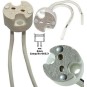 Portalamparas MR16 12V para bombilla halogena dicroica