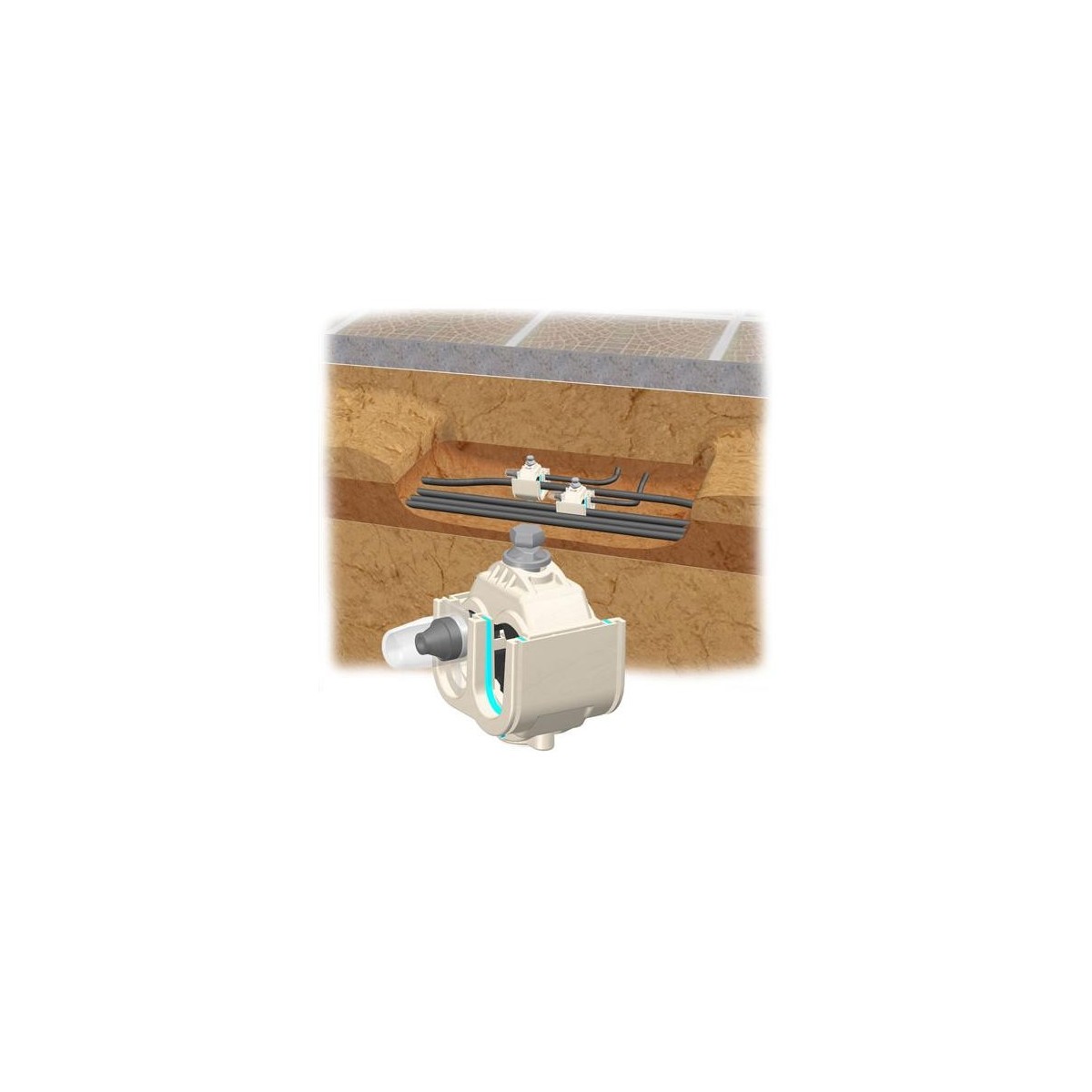 Conector RS-25 bimetalico aluminio cobre IP68 50-95mm2 6-25mm2 Niled