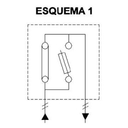 CGP Caja acometida aerea esquema 1 100 Amp bases buc CGP-1-100/BUC Cahors 442430
