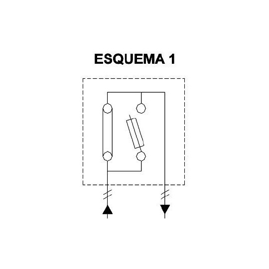 CGP Caja acometida aerea esquema 1 100 Amp bases buc CGP-1-100/BUC Cahors 442430