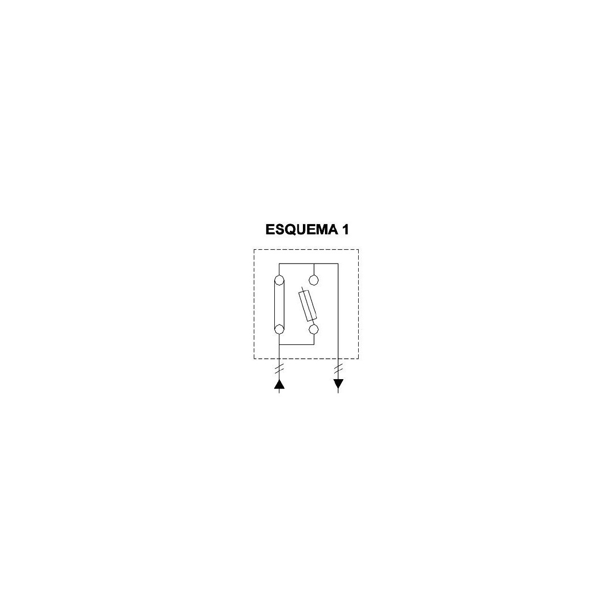 CGP Caja acometida aerea esquema 1 100 Amp bases buc CGP-1-100/BUC Cahors 442430