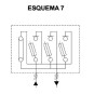 CGP Caja acometida aerea esquema 7 100 Amp bases buc CGP-7-100/BUC Cahors 445049