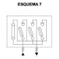 CGP Caja acometida aerea esquema 7 160 Amp bases Buc CGP-7-160/BUC Cahors 445050