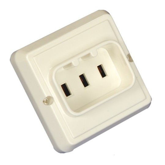 Base de enchufe y clavija monofasicas 1P+N+T 25A 230V Solera