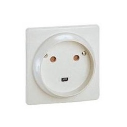 BASE 20A 1P+N+T 400V 80X80 CON OBTURADORES 55432 LEGRAND