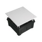 Caja de registro de empotrar 100x100x50mm con tapa Seavi
