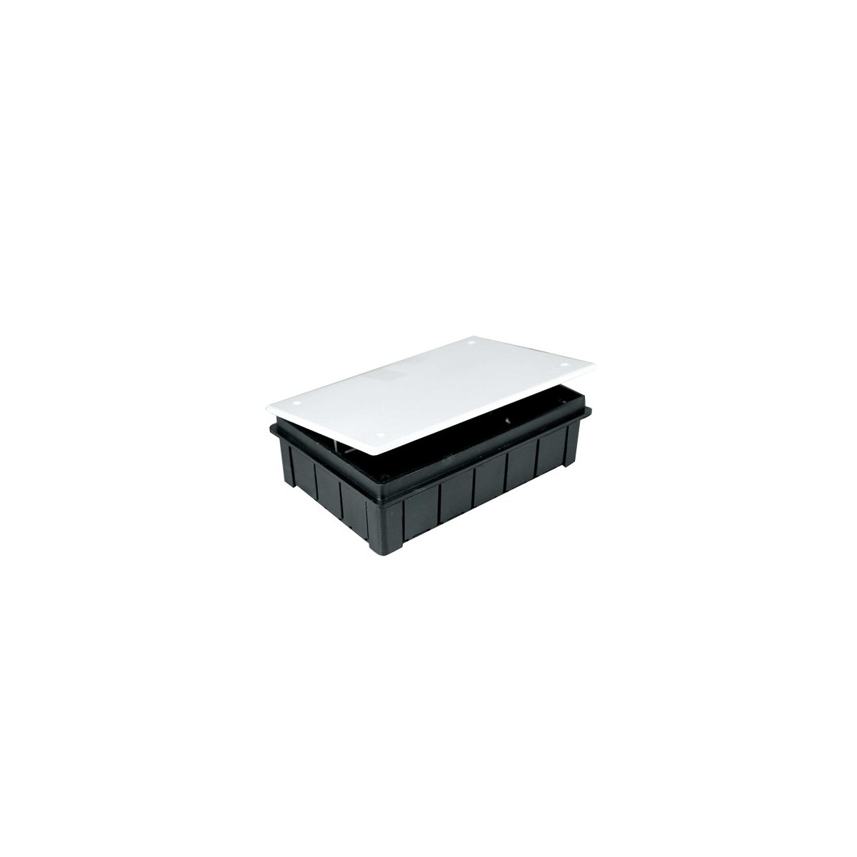Caja de registro de empotrar 150x100x50mm con tapa Seavi