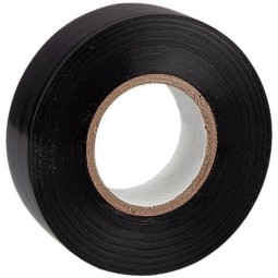 Cinta aislante adhesiva negra 20 m x 19 mm