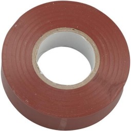 Cinta aislante adhesiva marron 20 m x 19 mm