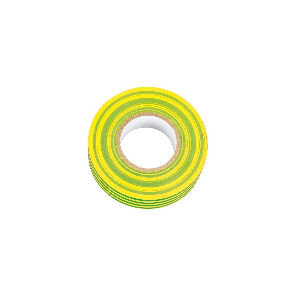 Cinta aislante adhesiva amarillo verde 20 m x 19mm