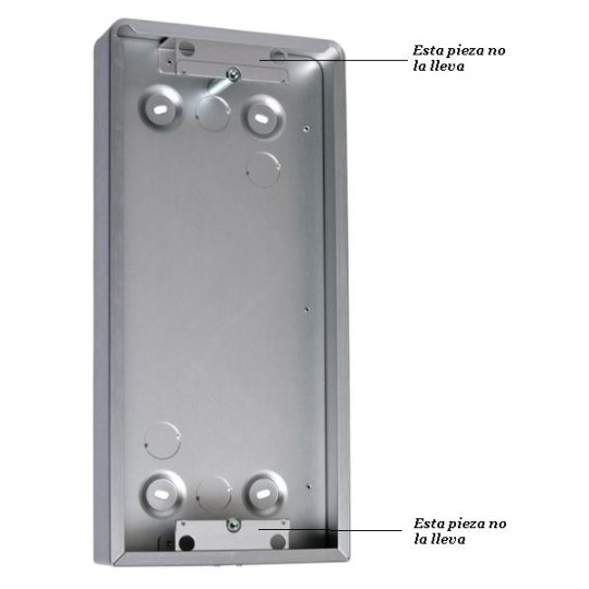 Caja superficie 3 modulos 1 columna 169x362x60mm Tegui 0E4103