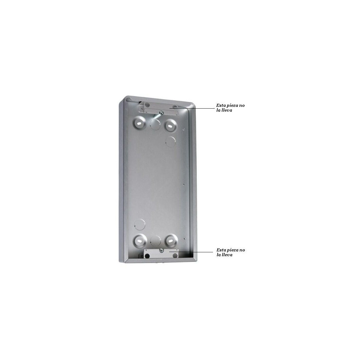 Caja superficie 3 modulos 1 columna 169x362x60mm Tegui 0E4103