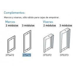 Marco embellecedor 161x358x2mm S7 Tegui 375473