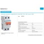 Magnetotermico 1P+N 16A Curva C 6KA Hager MN516V
