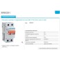 Magnetotermico 1P+N 25A Curva C 6KA Hager MN525V