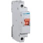 Magnetotermico estrecho 1P+N 16A Curva C 6KA Hager MN916V