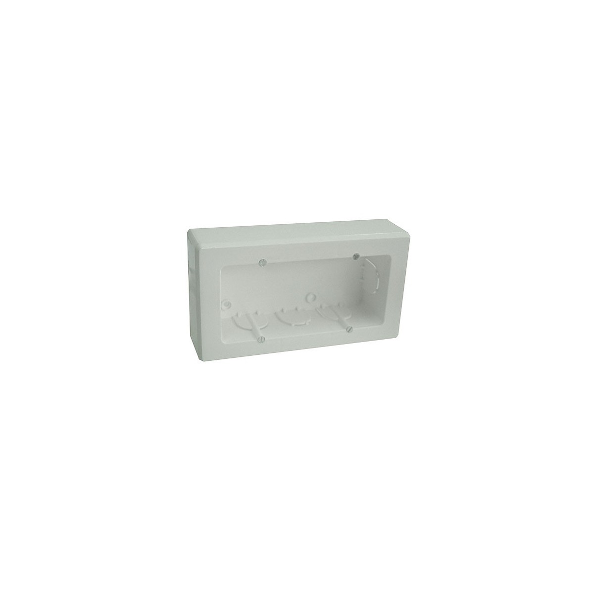 Caja universal de superficie para 2 mecanismos
