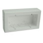 Caja universal de superficie para 2 mecanismos