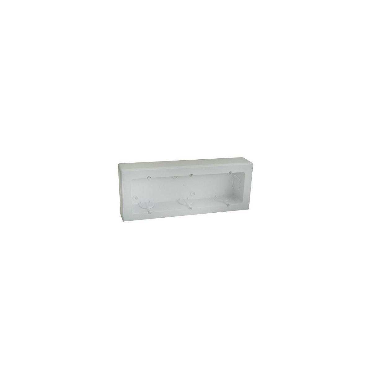 Caja universal de superficie para 3 mecanismos