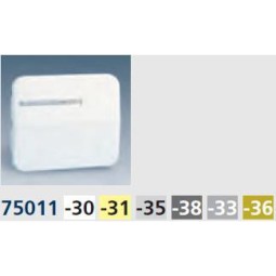 TECLA ANCHA MARFIL CON VISOR PARA INTERRUPTOR CONMUTADOR Y CRUZAMIENTO SIMON 72011-31