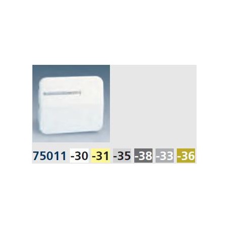 TECLA ANCHA MARFIL CON VISOR PARA INTERRUPTOR CONMUTADOR Y CRUZAMIENTO SIMON 72011-31